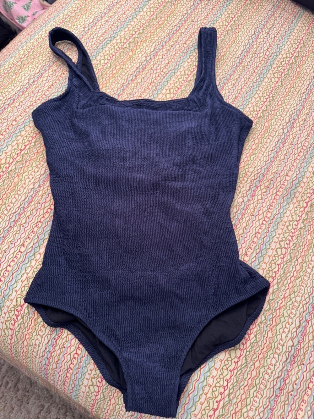 Gottex Black Swimsuit with Gold Logo Accent
